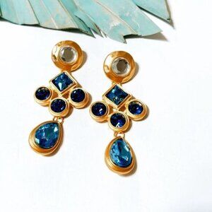 Crystal drop earrings S127